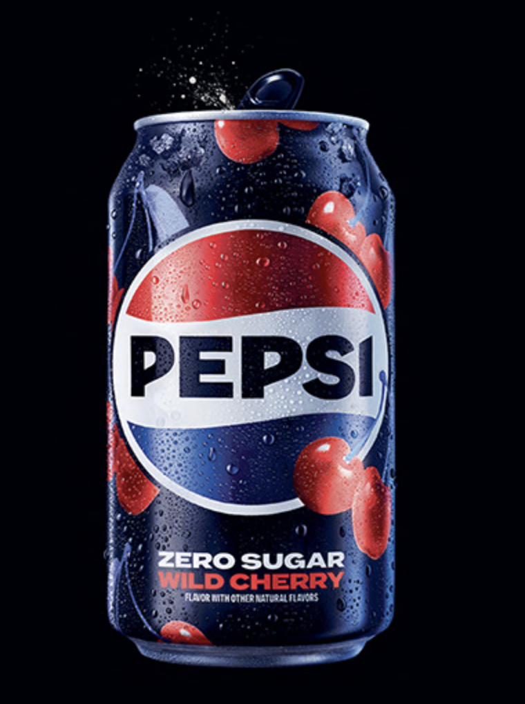 Pepsi Can with New Label